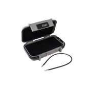 Portable Lock Box Safe Anti-Theft Mini Travel Safe Box with Code Security Case-Gray