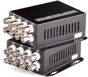 1 Pair Fiber Video Optical transceiver 8 Channel Pure Video Optical transceiver FC Port Single Mode Single Fiber 20KM
