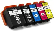 5 x Generic 302XL Ink Cartridges BK C M Y PBK for Epson XP-6000 XP-6100