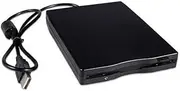 AIMALL 3.5" External USB Floppy Disk Drive 1.44MB - Portable FDD for Laptops, PCs - Compatible with Windows & Mac OS - High-Speed Data Transfer