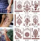 Lace Waterproof Temporary Tattoo Henna Sticker Fake Tatoo Body Hand Arm Tattoo‡