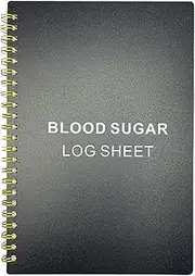 Blood Pressure Log Book For Daily Tracking,60-Page A5 Portable Blood Sugar Notebook - Record Chart For Management Record-Keeping Diet Planning Health Monitoring Grandma Grandpa