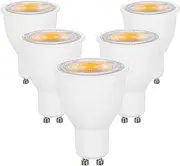 GU10 LED Spot Light Bulb, MATCHEASY 8W(70W Halogen Equivalent) AC 100-265V 16 Led 950LM 3000K Warm White, 38° Beam Angle, LED Replacement for Recessed Track Lighting, Non-Dimmable, No Flickering 5 pcs