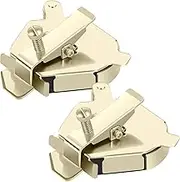 2pcs Magnetic Seam Guide for Sewing Machine, Magnetic Seam Guide with Clip, Multifunctional Universal Hem Guide, Seam Guide, for Sewing Machine, Sewing Supplie Accessories (Gold)