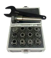 2MT ER20 COLLET CHUCK, 12PC COLLETS & SPANNER (1-13MM CAPACITY) FROM RDGTOOLS