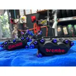 實體店面 對四卡鉗螺絲 卡鉗螺絲 燒紫色 燒金色 鈦合金卡鉗螺絲 BREMBO 安科卡鉗螺絲 FRANDO 卡鉗本體螺絲