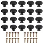 20pcs Round Cabinet Knobs Kitchen Cupboard Door Handles Pulls Set