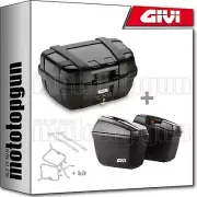 GIVI CASE TREKKER BLACK TRK52B + SIDE-CASES E22N HONDA NC 750 S 2019 19 2020 20
