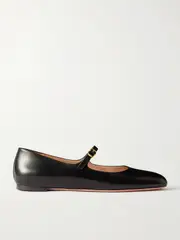 [BALLY] BALLY - Banya Leather Mary Jane Ballet Flats - Black - IT42 IT 42 Black