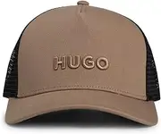 [HUGO] Men's Marsel Trucker Cap Cotton Twill with Mesh Inserts