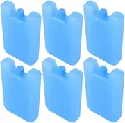 VANZACK Ice Packs for Lunch Boxes 6pcs Reusable Cooler Insulated Bag Long Lasting Freezer Small Packs Freezer Accessories