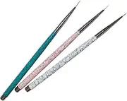 3 Sets Nail Art Pen Dotting Painting Drawing UV Gel Liner Paint Line Brush Tool Set Accessory