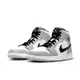 NIKE 籃球鞋 男鞋 運動鞋 包覆 緩震 AJ1 喬丹 AIR JORDAN 1 MID 白灰 554724-092