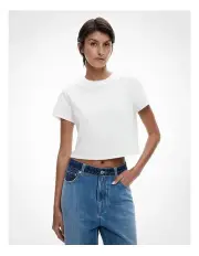 [Witchery] Crew Crop Tee in Fresh White