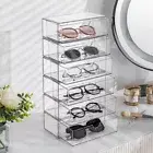 Dustproof Desktop Storage Box Transparent Clear Drawer Storage Box