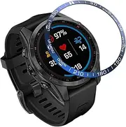 [ISOUDE] Stainless Steel Bezel Ring For Garmin Fenix 7 7X Watch Outer Edge Bezel Ring Adhesive Cover Anti Scratch Collision Protector
