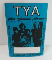 Ten Years After Alvin Lee Backstage Pass Original 1990 Hard Rock Music Blue