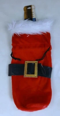 NEW Berwick Wine Bottle Santa Suit Christmas Gift Bag