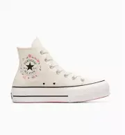 Converse W Chuck Taylor All Star Lift Platform Flowers Sneakers A10147C US 11