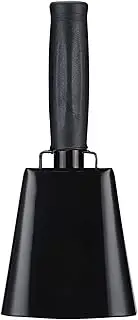 8’’ Steel Cow Bell with Handle, Noise Maker Cowbell, Cheering Loud Hand Call Bell for Sport Events Football Soccer Hockey Baseball Basketball Games Party Concert Graduations School Wedding Farm Ranch