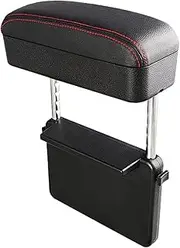 Universal Car Armrest Box Arm Rest Elbow Support Outdoor Adjustable Car Center Console Personal Car Parts Decoration(Red B)
