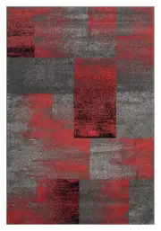 Aspen Thick and Dense Contemporary Rug - 444 Red