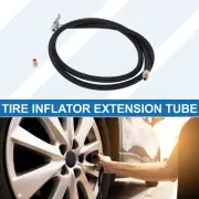 1 Set 62.99" Tire Inflator Extension Tube w/ Adaptor 0.305inx32TPI for Car Bike