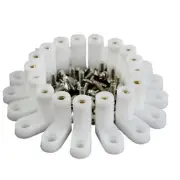 50 Pack arcade L Type PCB Mounting Feet with Screw for JAMMA MAME Game PCB Board