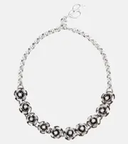 [Blumarine] Blumarine Rose choker One Size silver