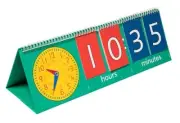 Clock/Time Flip Chart Teacher Resource Maths Resources Student Home School