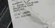 Service Wire #12awg XHHW-2 Bare Copper Building Wire Brown w/ Black Stripe/100ft