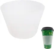 Coffee Sleeves Reusable | Silicone Sleeve for Cups Heat Insulation,Elastic Coffee Sleeve Anti Slip Lightweight Cup Supplies Thickened for Daily Use Mug Home School Jmedic
