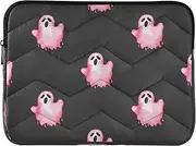 Pink Ghosts Black Laptop Bag 15.6 inch Protective Computer Bag, Sleeve for Laptop