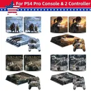 Sticker Skin Decal for Sony Playstation 4 Pro PS4 Pro Console + 2 Controller