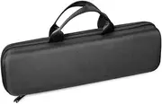 Hard Travel Case Storage Bag for Hair Straightener Hairdryer Portable Protective Case (Black, Small)