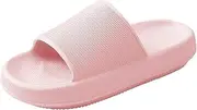 [Generic] Pillow Slippers for Women and Men, House Slides Shower Sandals, Cushioned Thick Sole