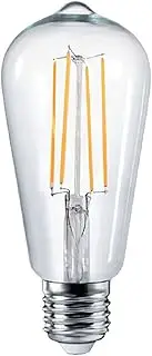 4X LED 8W Dimmable Filament E27 ST64 Light Bulb - 6000K (Day Light)