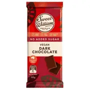 Sweet William NAS Chocolate Bar Dark 100g (Pack of 12)