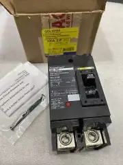 QDL22100 SQUARE D 2 POLE 100AMP 240V CIRCUIT BREAKER NEW