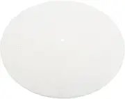 Turntable Platter Mat Static Felt Pad for Vinyl Record Players Beige Vibration Dampening Lightweight Noise Minimizing Protection for Phonograph Records