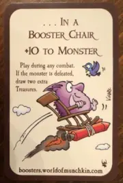 Munchkin Card: In a Booster Chair - Steve Jackson Games