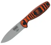 ESEE Xancudo Knife with Sheath S35VN Fixed Blade Orange and Black 3D G10 Handle