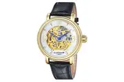 Earnshaw Longcase Automatic Leather Mens Watch - ES-8011-04