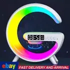 Wireless Charger Stand Bedside Night Light FM Radio BT Speaker Smart RGB Lamp