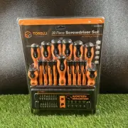 Screwdriver Set 39 Piece w/ Storage Rack & Magnetizer/Demagnetizer Torelli Tools