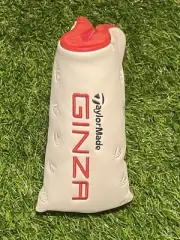RARE NEW Taylormade Japan Ginza White / Red Blade Putter Headcover FREE SHIPPING