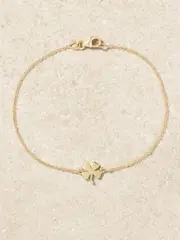 [Jennifer Meyer] Jennifer Meyer - Mini Clover 18-karat Gold Bracelet - One size One size Gold