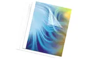 Fellowes Thermal Binding Cover Gloss Back A4 3mm White Pack 100