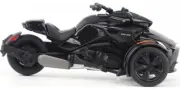 Can-Am Spyder F3 3-Wheel Motorcycle Black 1/32 Scale Diecast Model by BRP Models