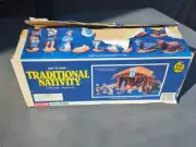 Wee Crafts Traditional Nativity Ready To Paint Kit #21205 Set New Open Box
